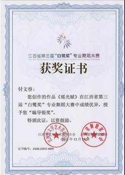 4、瑶光赋 编导银奖